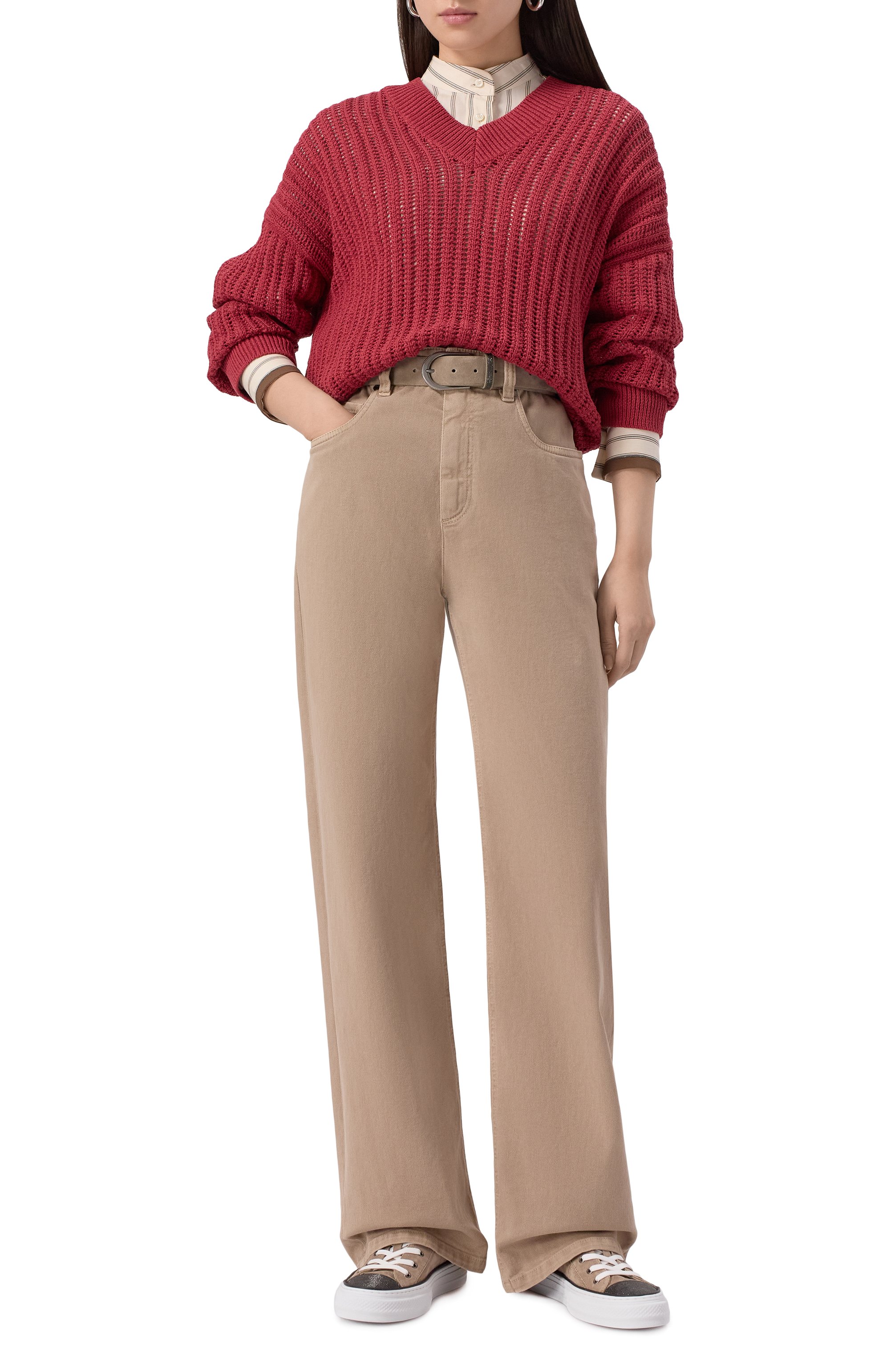 Замшевые кеды BRUNELLO CUCINELLI, арт. MZSFG2645, фото 2