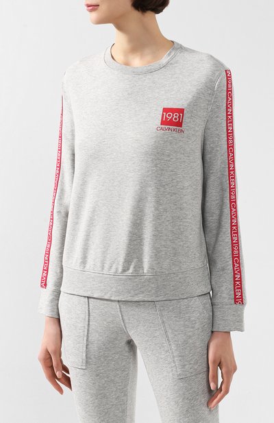 Хлопковый свитшот CALVIN KLEIN, арт. QS6320E, фото 3