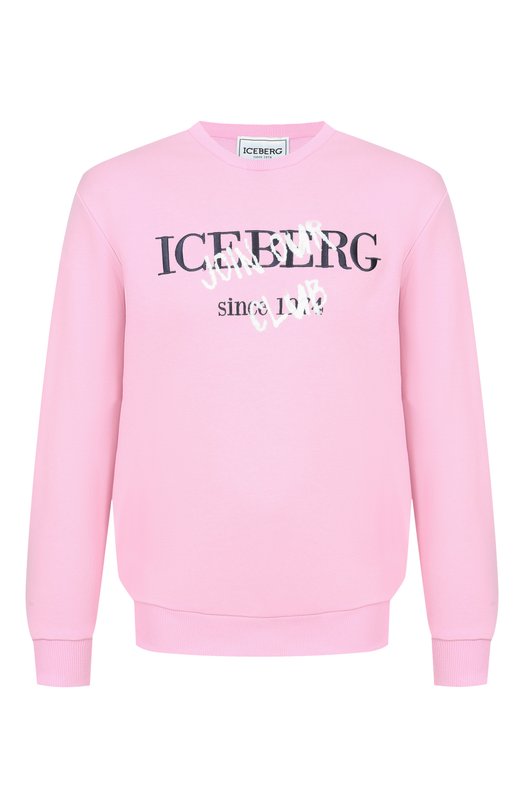 Хлопковый свитшот Iceberg E010/6317 Розовый E010/6317