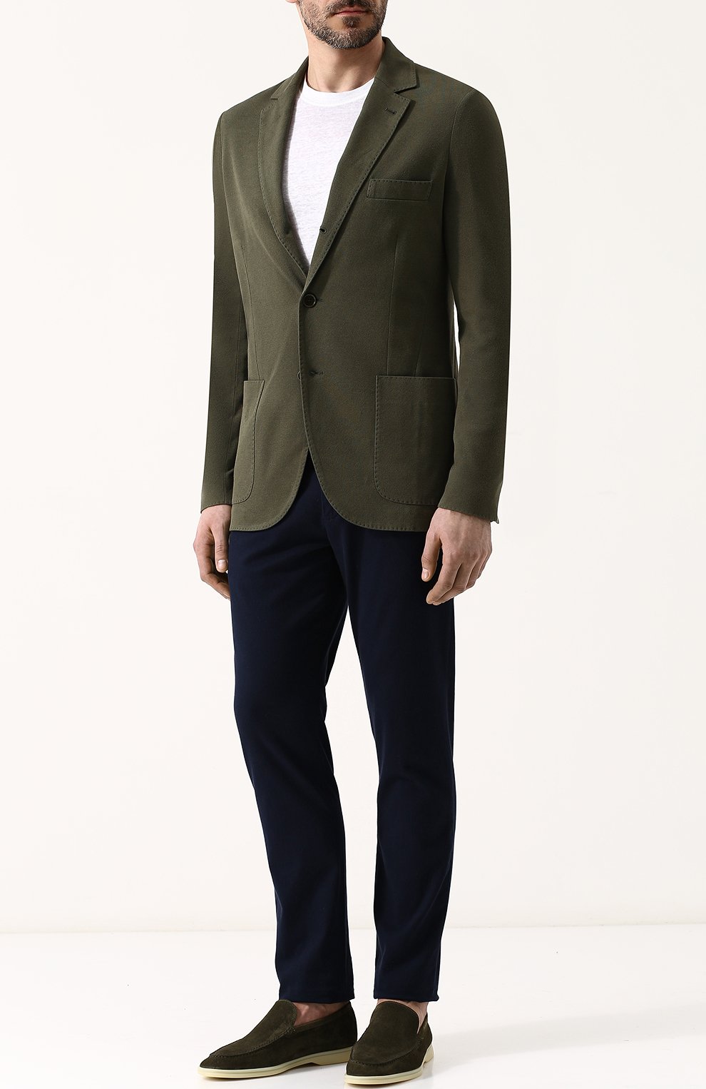 Пиджак из хлопка и шелка LORO PIANA, арт. FAE8388, фото 2