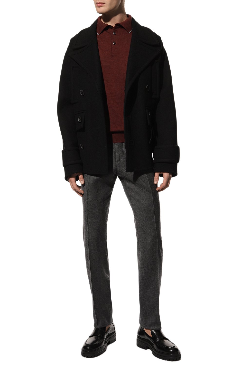 Поло из шерсти и кашемира FIORONI, арт. MK00T0C1, фото 2