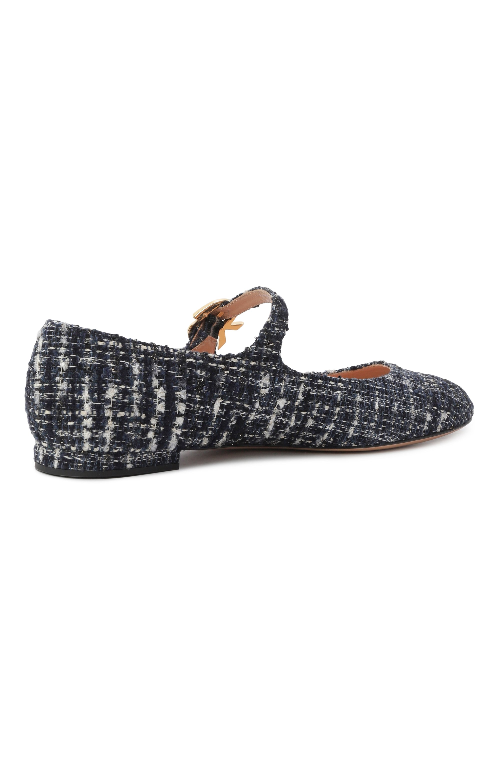 Текстильные балетки mary ribbon GIANVITO ROSSI, арт. G22164.05RIC.BCLDENI, фото 5