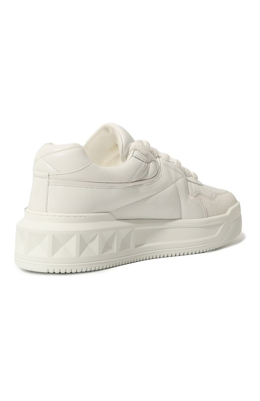 Кожаные кеды One Stud XL Valentino 5Y2S0G37/XTM Белый  5Y2S0G37/XTM Фото 5