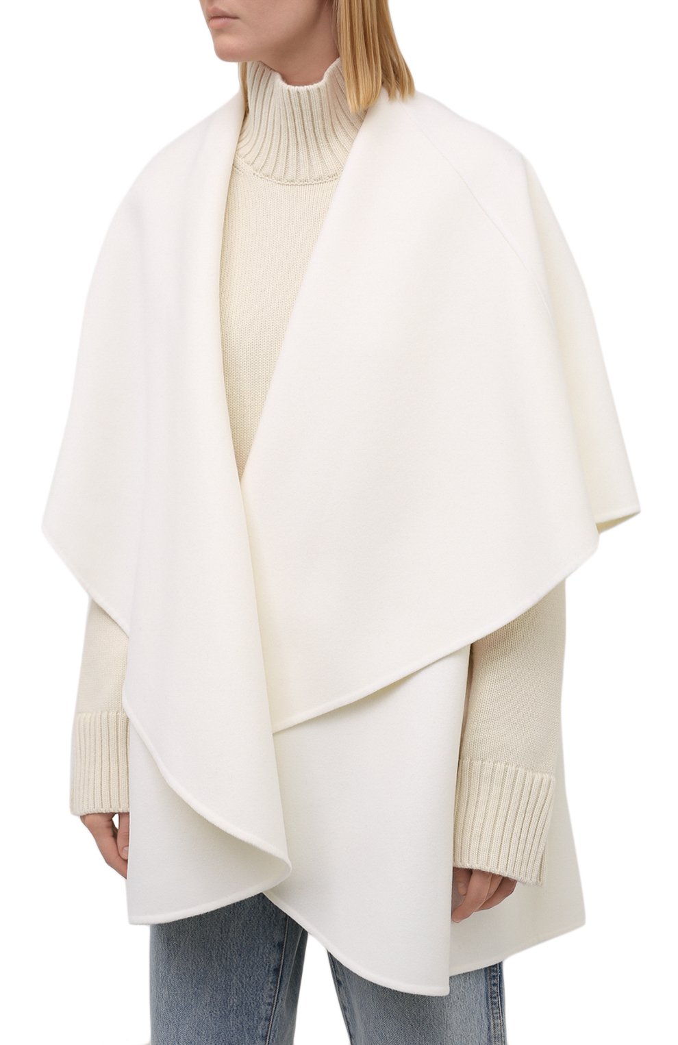 Накидка из шерсти и кашемира VALENTINO, арт. WB3CF0A515E, фото 3