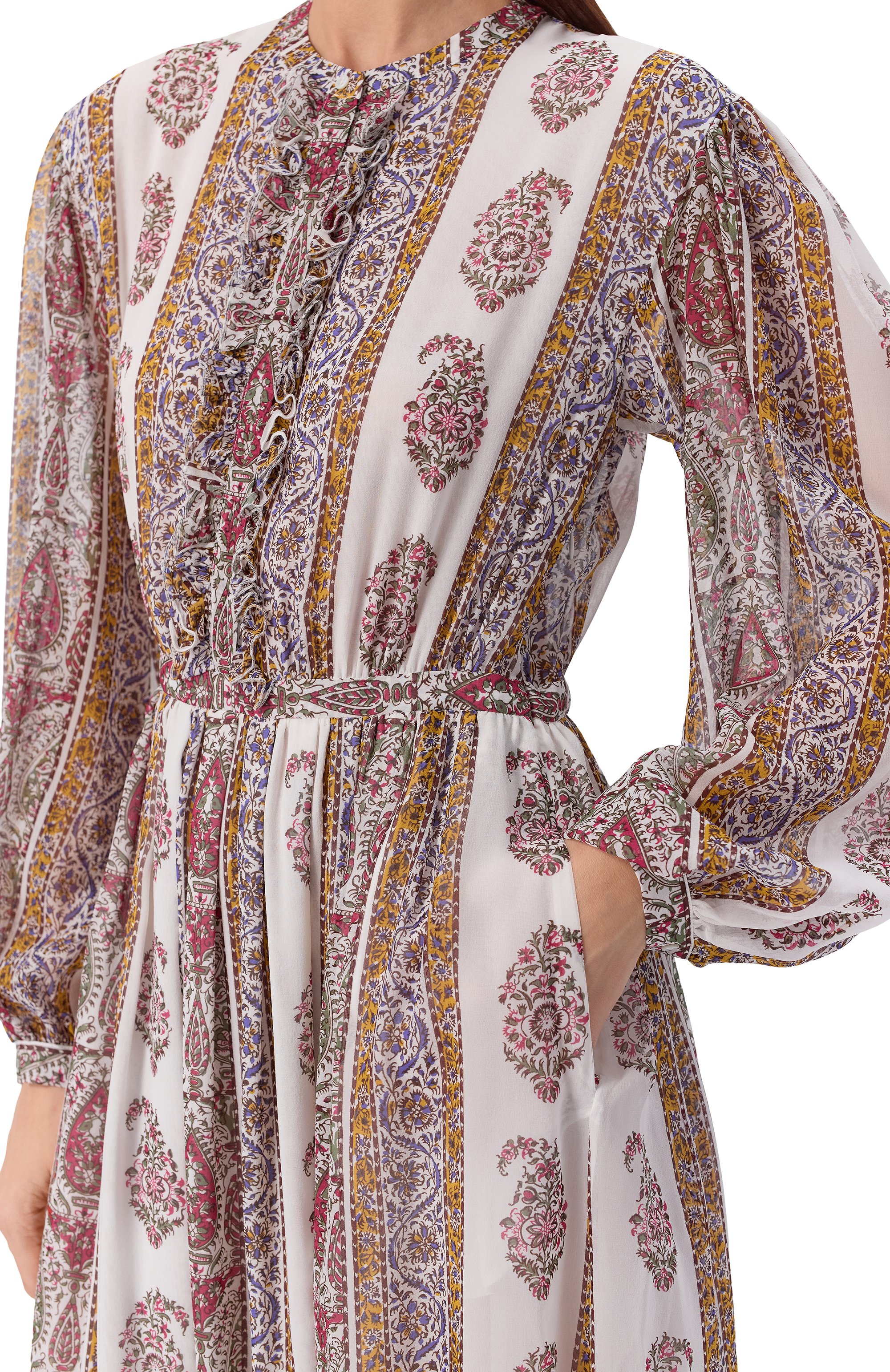 Шелковое платье GIAMBATTISTA VALLI, арт. 26SSPVCA5165/35PRI, фото 4