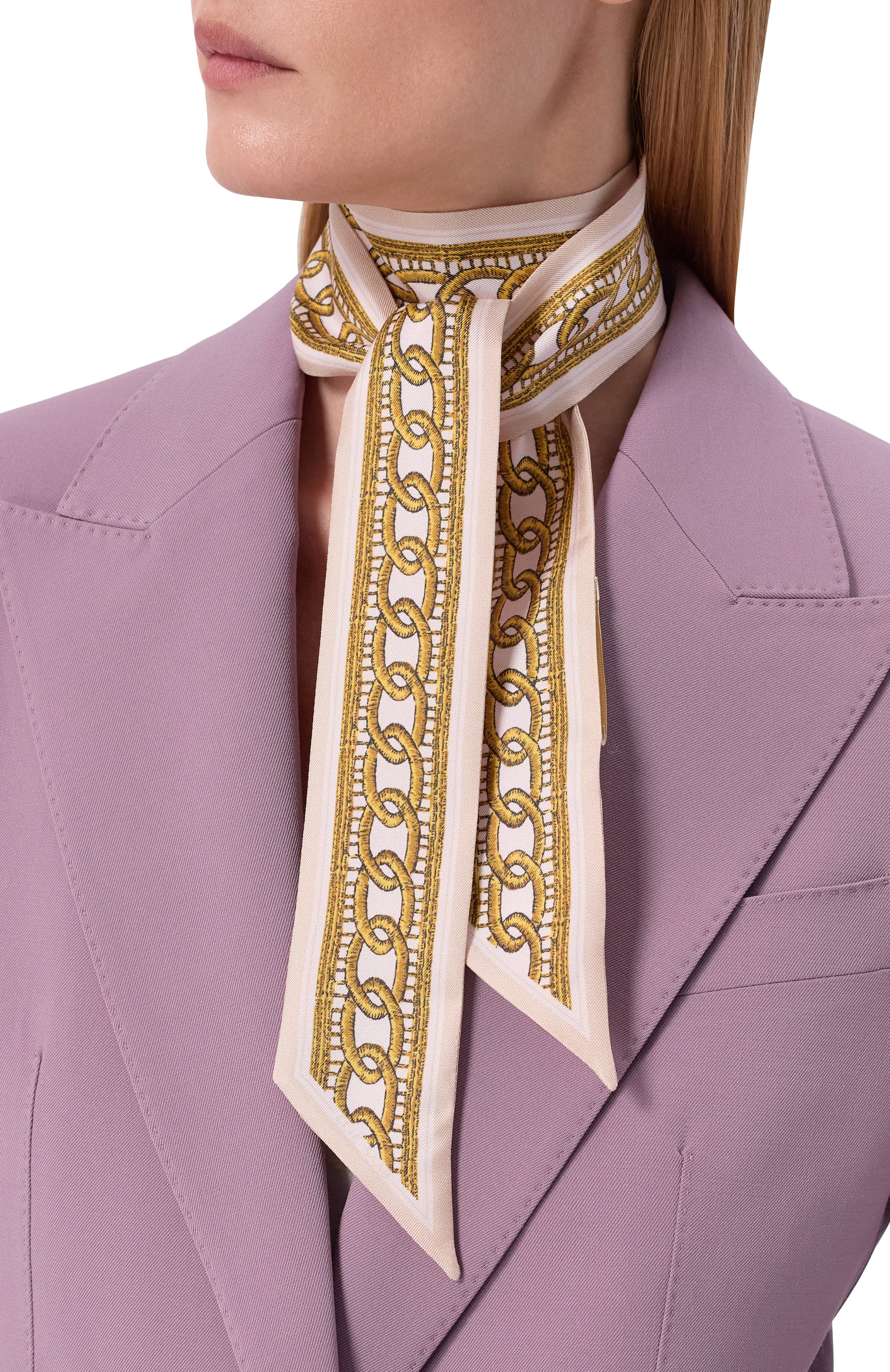 Шелковый шарф-твилли ELIE SAAB, арт. 710009405, фото 2