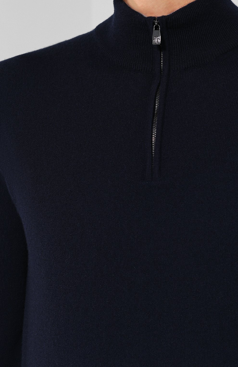 Джемпер из смеси шерсти и кашемира с воротником-стойкой на молнии CORNELIANI, арт. 00M511-0025110, фото 5