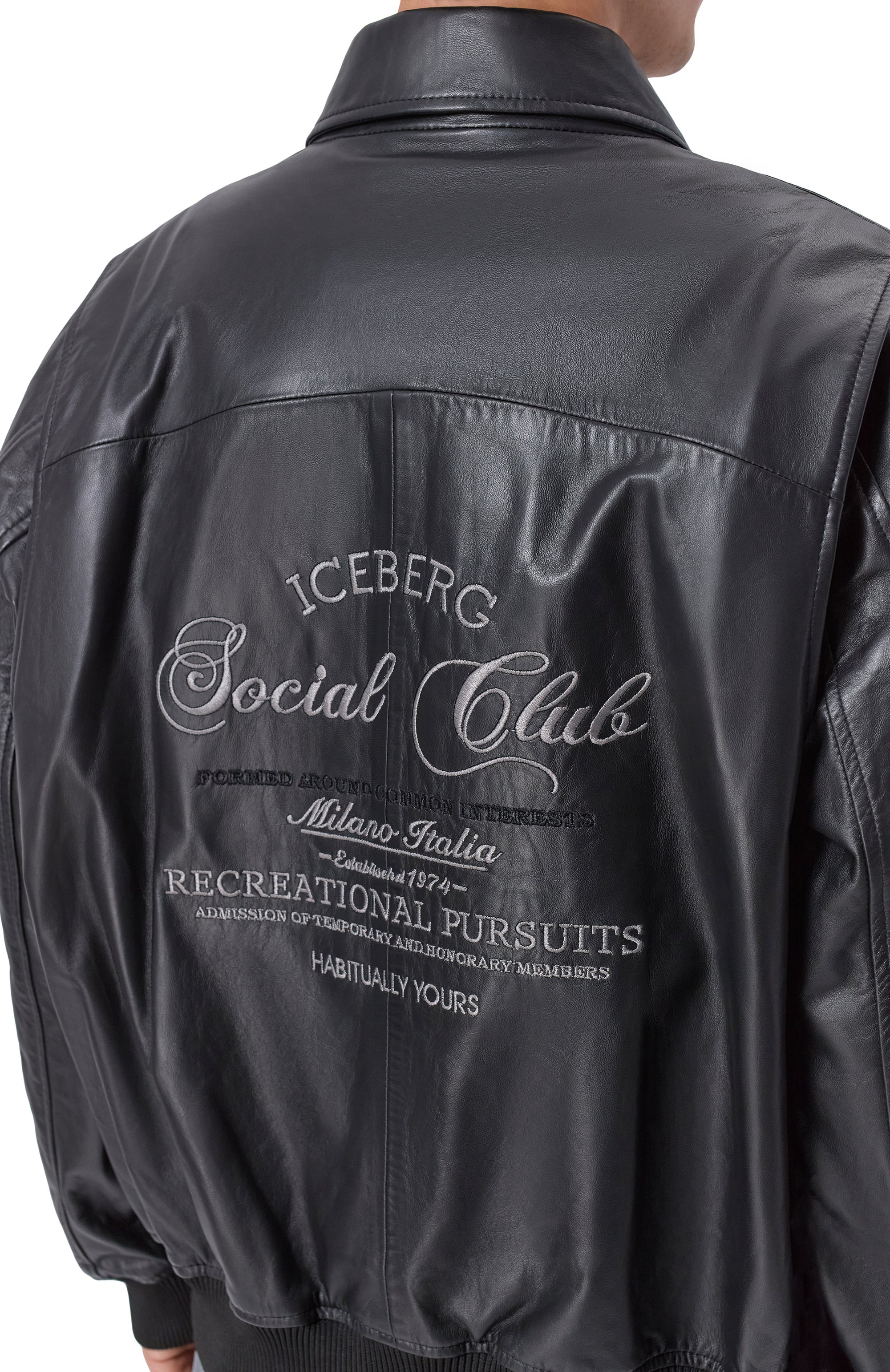 Кожаный бомбер ICEBERG, арт. Z020/6805, фото 5