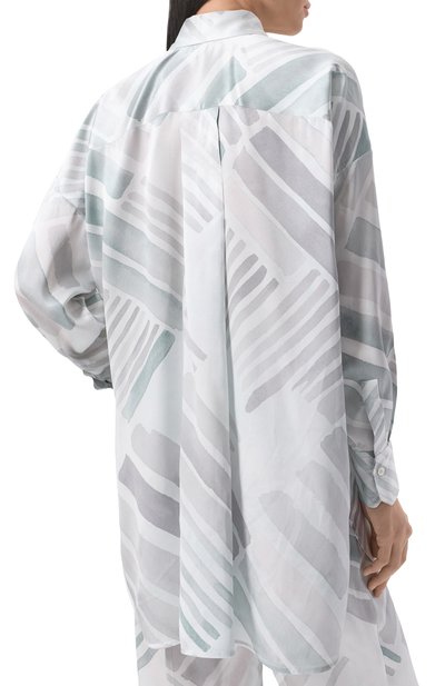 Атласная рубашка KITON, арт. D51402K0926E03, фото 4