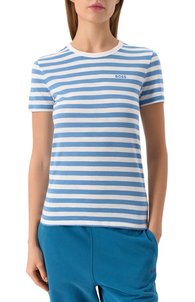 Хлопковая футболка BOSS ORANGE, арт. 50504192, фото 3