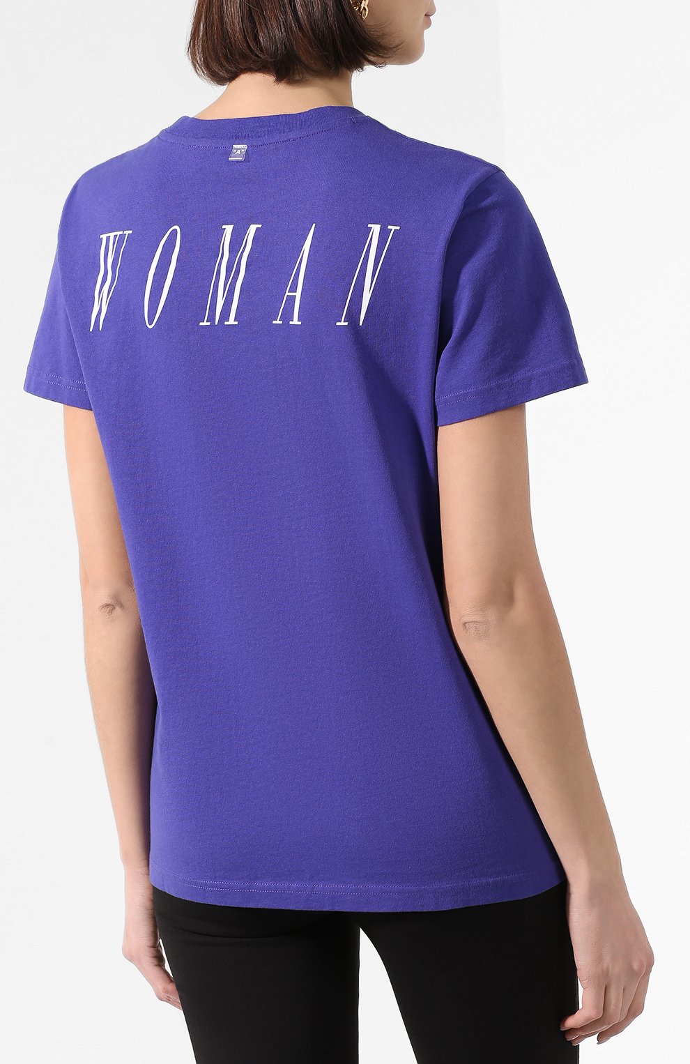 Хлопковая футболка OFF-WHITE, арт. 0WAA049S20JER0094501, фото 4