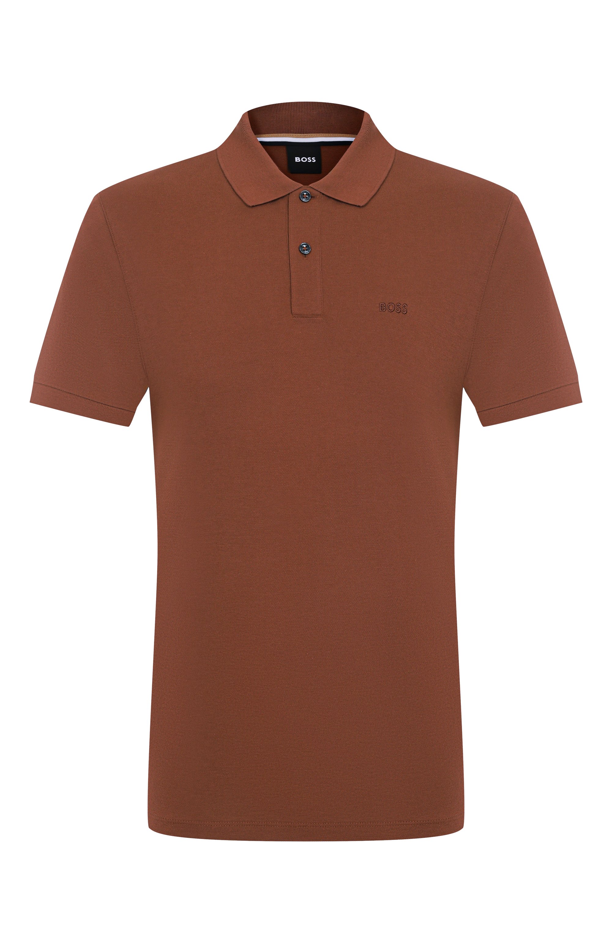 Хлопковое поло BOSS, арт. 50468362, фото 1