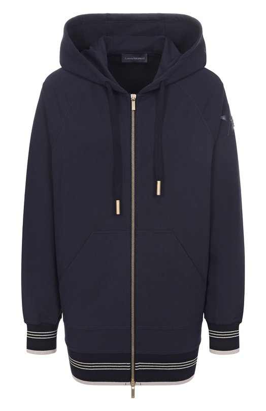 Хлопковая толстовка Lorena Antoniazzi FE07/9999 Синий FE07/9999