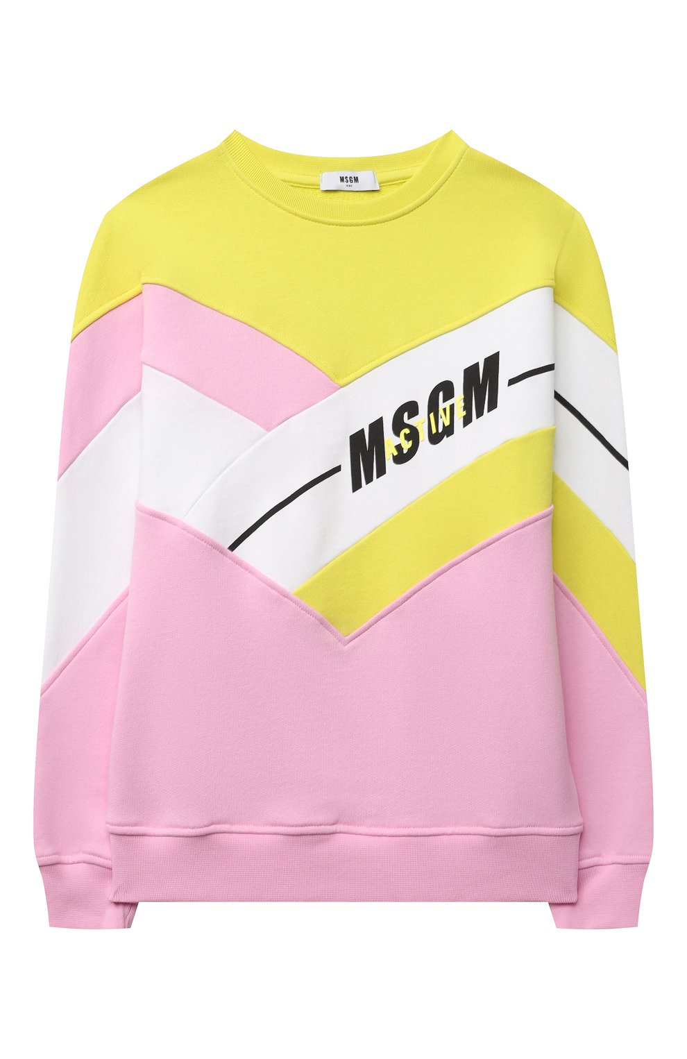 Хлопковый свитшот MSGM KIDS, арт. MS028761, фото 1