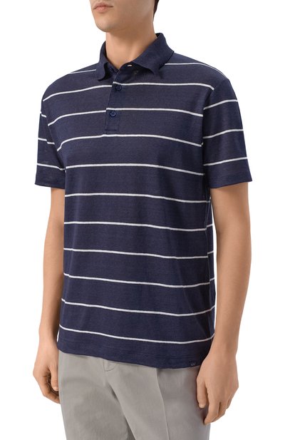 Льняное поло PAUL&SHARK, арт. 26411201, фото 3