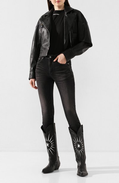 Кожаные сапоги wish star GOLDEN GOOSE DELUXE BRAND, арт. G36WS930.C4, фото 2