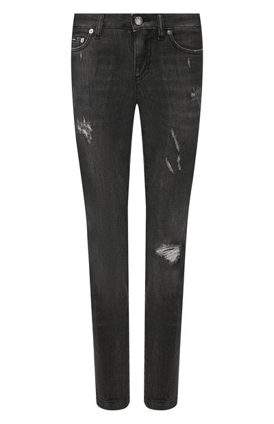Женские джинсы с потертостями DOLCE & GABBANA, арт. FTAH7D/G899D