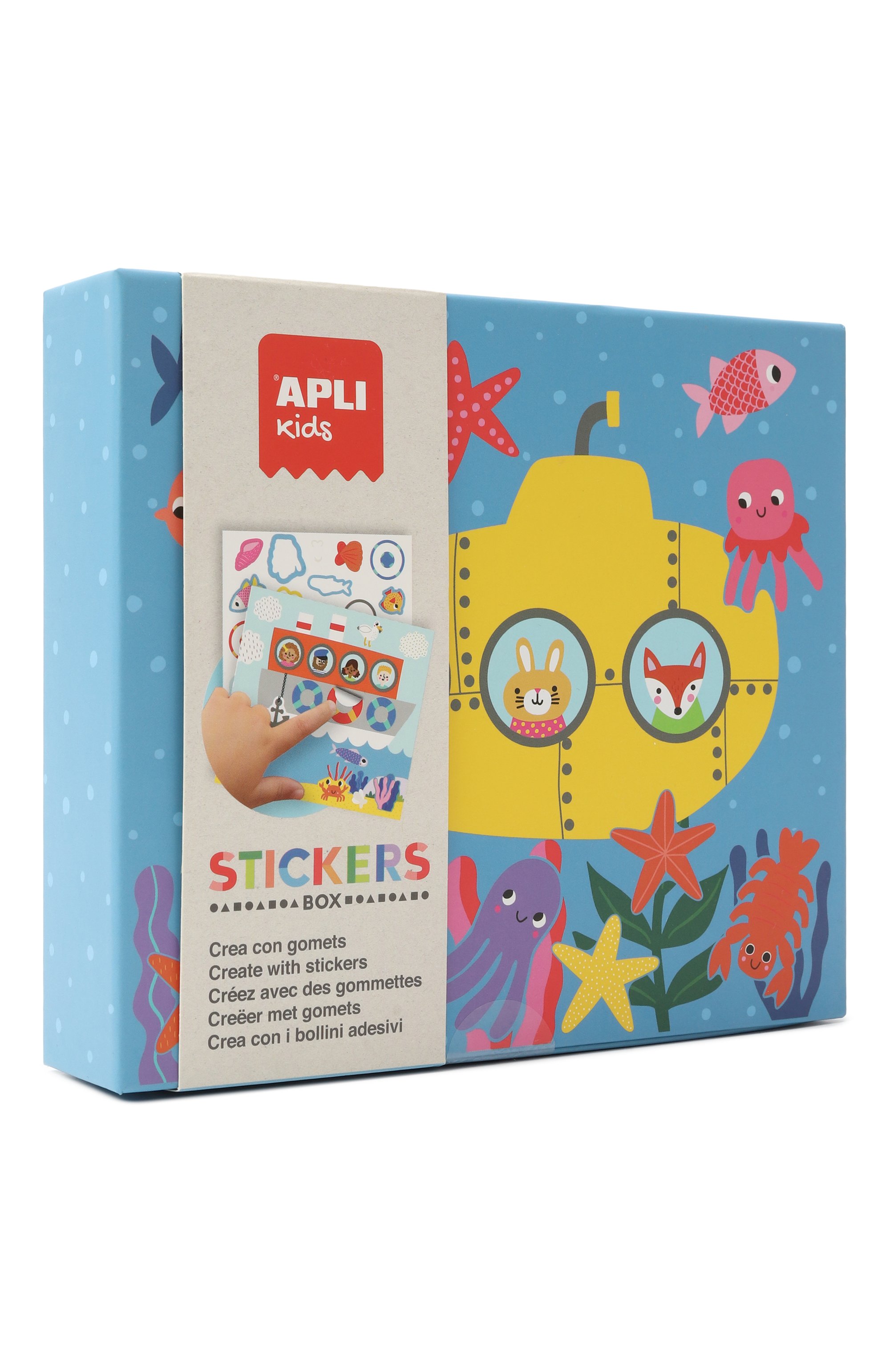 Набор для творчества с наклейками транспорт APLI KIDS, арт. 19694, фото 1