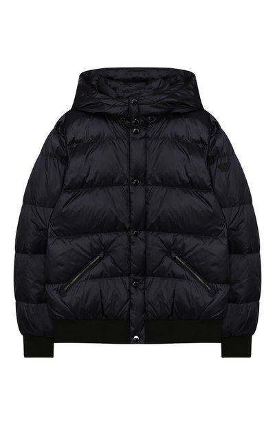 Утепленная куртка EMPORIO ARMANI темно-синего цвета по цене 32200 руб., арт. 6G4B84/4NGYZ, фото 1 Утепленная куртка EMPORIO ARMANI, арт. 6G4B84/4NGYZ, фото 1