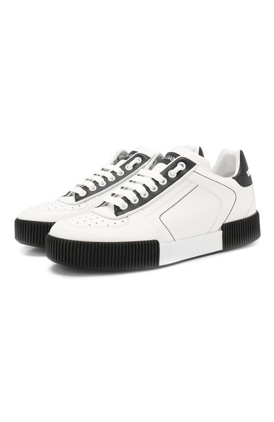 Кожаные кеды miami DOLCE & GABBANA, арт. CS1648/AZ616, фото 1