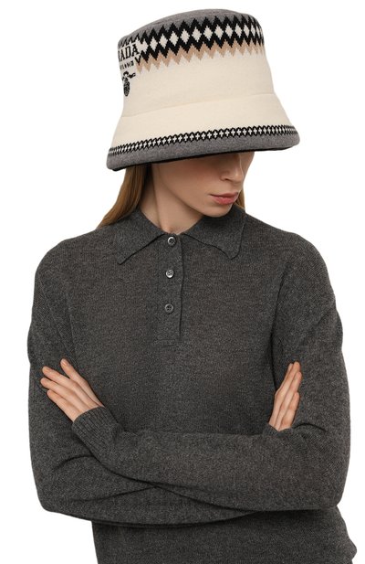 Панама из шерсти и кашемира PRADA, арт. 1HC248-2D13-F0040, фото 2