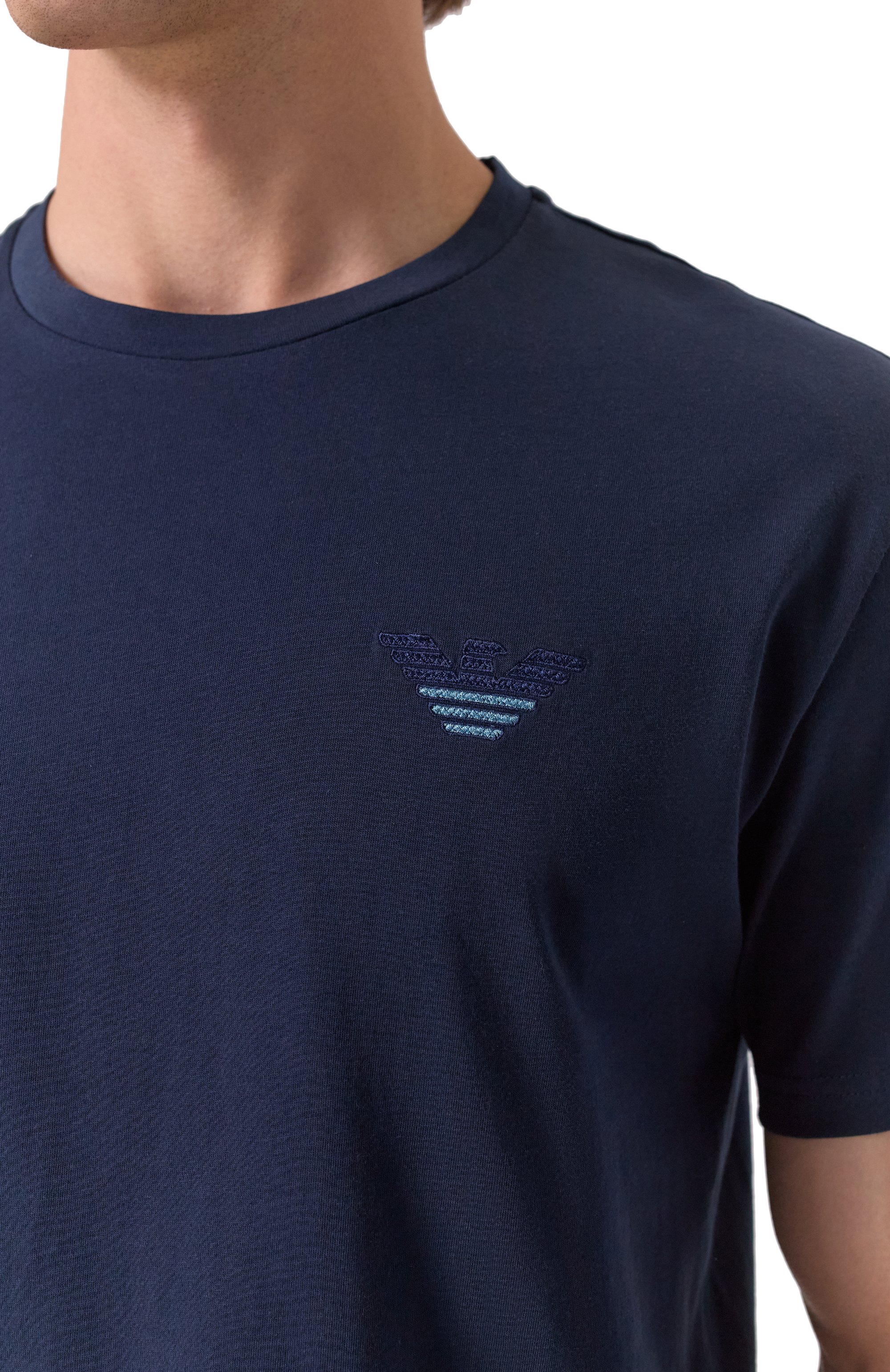 Хлопковая футболка EMPORIO ARMANI, арт. EM000574/AF12334, фото 5