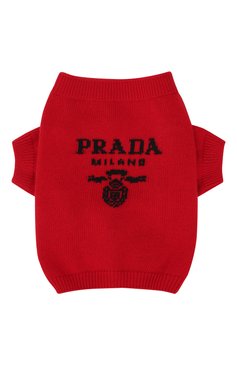 Свитер для собак PRADA красного цвета, арт. 2YX009-2D12-F0011 | Фото 1