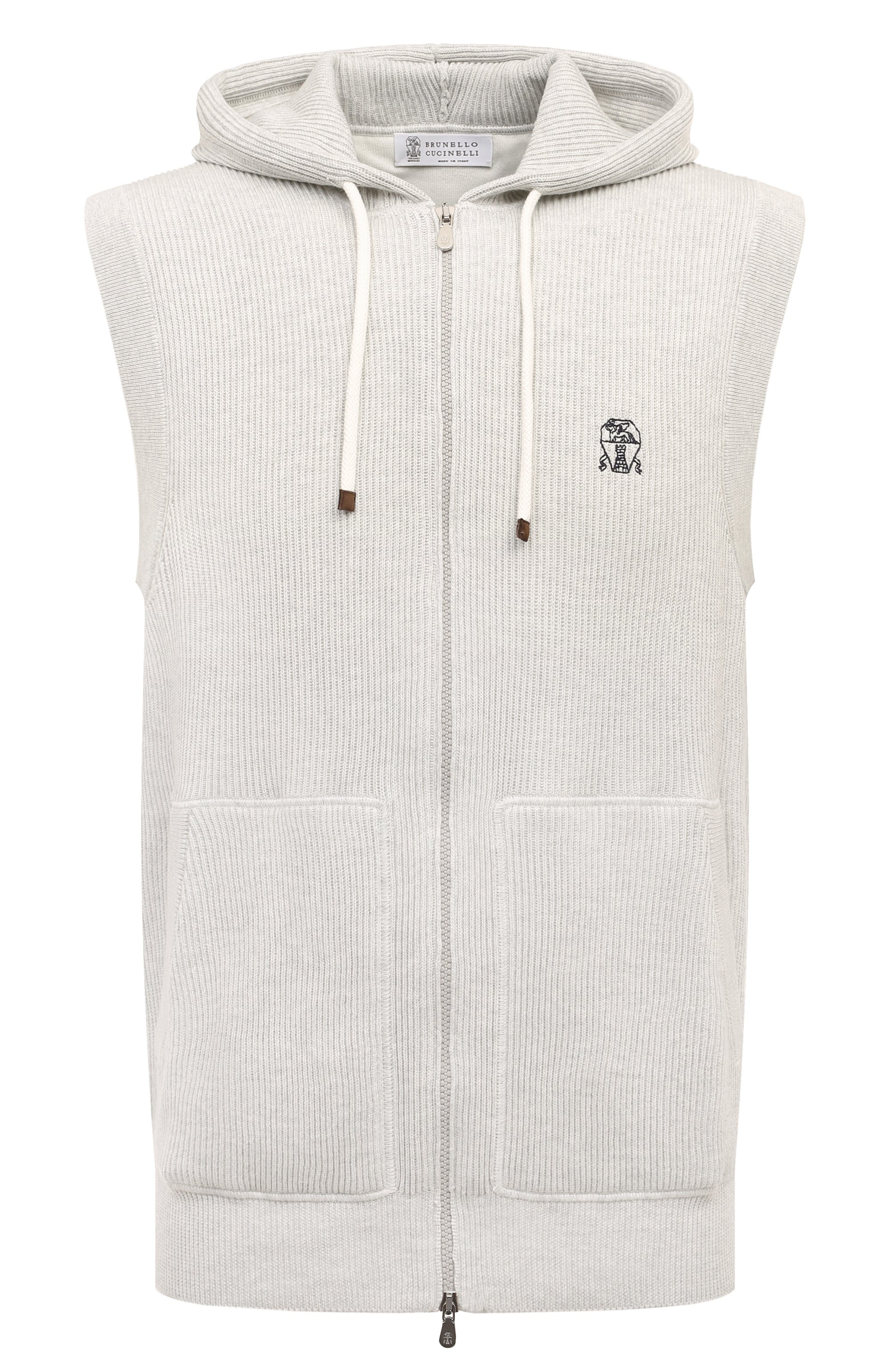 Хлопковый жилет BRUNELLO CUCINELLI, арт. M2920B2308, фото 1