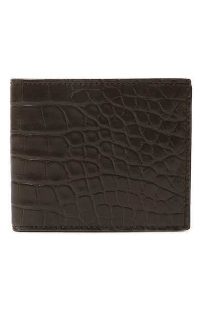 Мужской портмоне из кожи крокодила GUCCI, арт. 365482 E5V1R