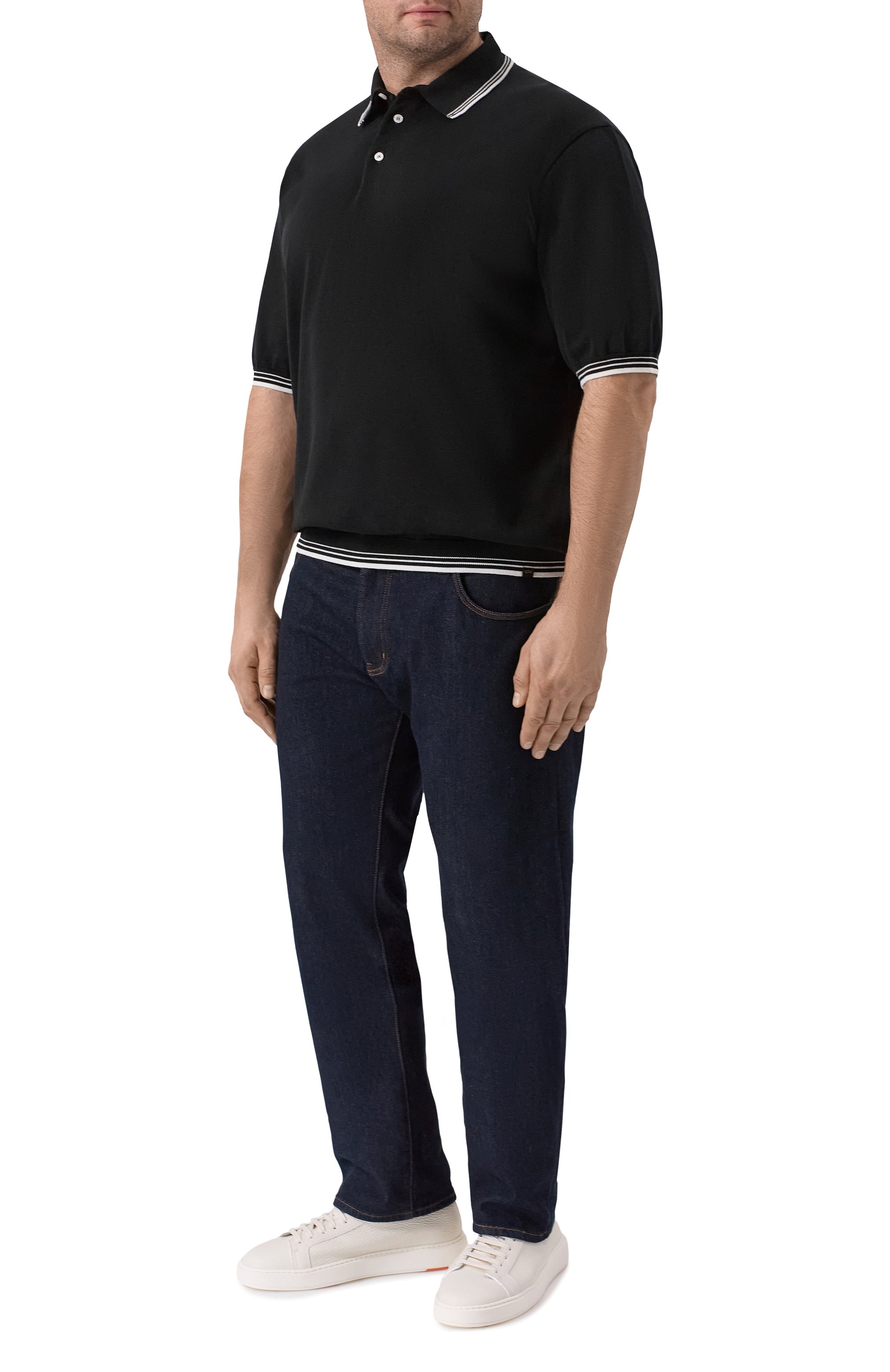 Хлопковое поло PAUL&SHARK, арт. 26411634_001, фото 2