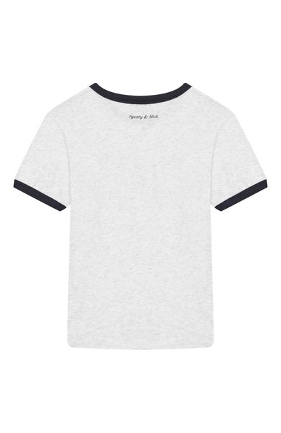 Хлопковая футболка SPORTY AND RICH, арт. T005676003GY18, фото 2