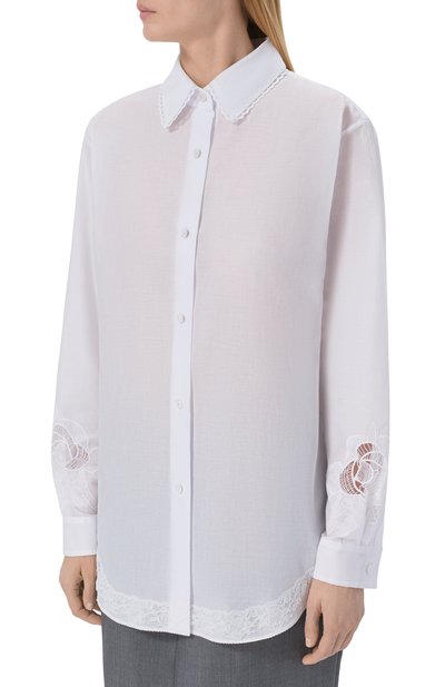 Хлопковая рубашка MAGDA BUTRYM, арт. 457526, фото 3