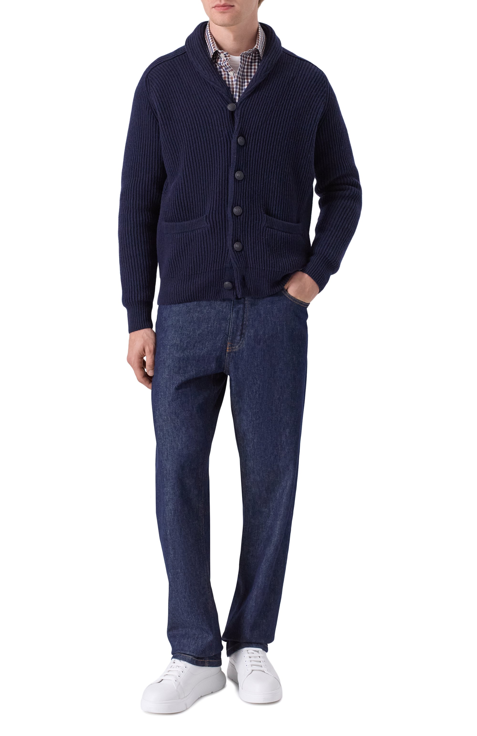 Хлопковая рубашка PAUL&SHARK, арт. 15313052CF, фото 2