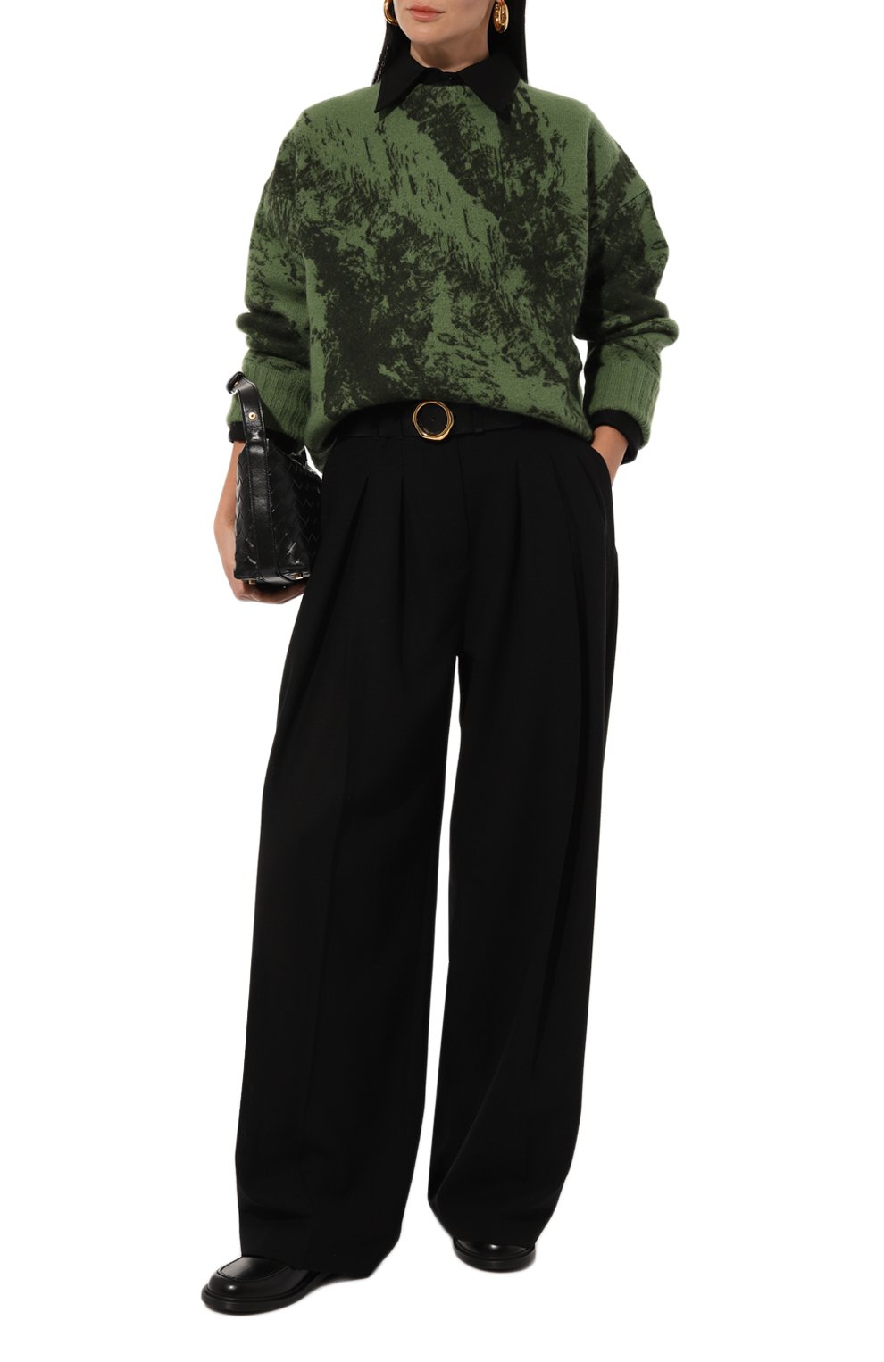 Шерстяные брюки JIL SANDER, арт. J02KA0241-J41398, фото 2