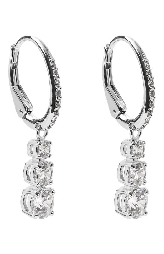 Серьги Attract Trilogy Swarovski 5416155 Серебряный  5416155 Фото 3