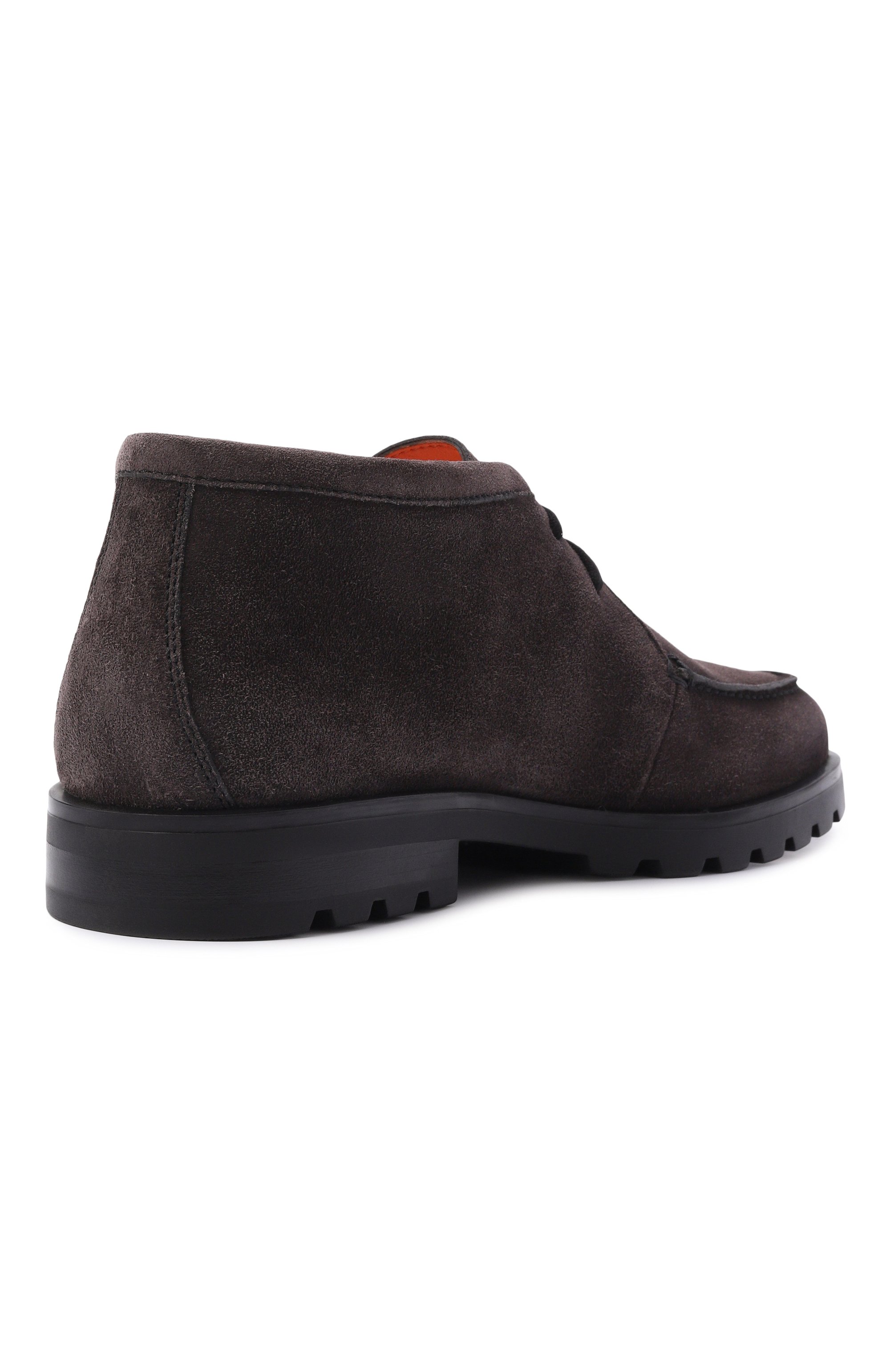 Замшевые дезерты detroit SANTONI темно-коричневого цвета по цене 93150 руб., арт. MGDG18609NE0BSEY, фото 4 Замшевые дезерты detroit SANTONI, арт. MGDG18609NE0BSEY, фото 4