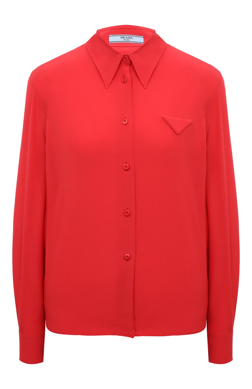 Шелковая рубашка PRADA, арт. P473F-1H51-F0011-221, фото 1