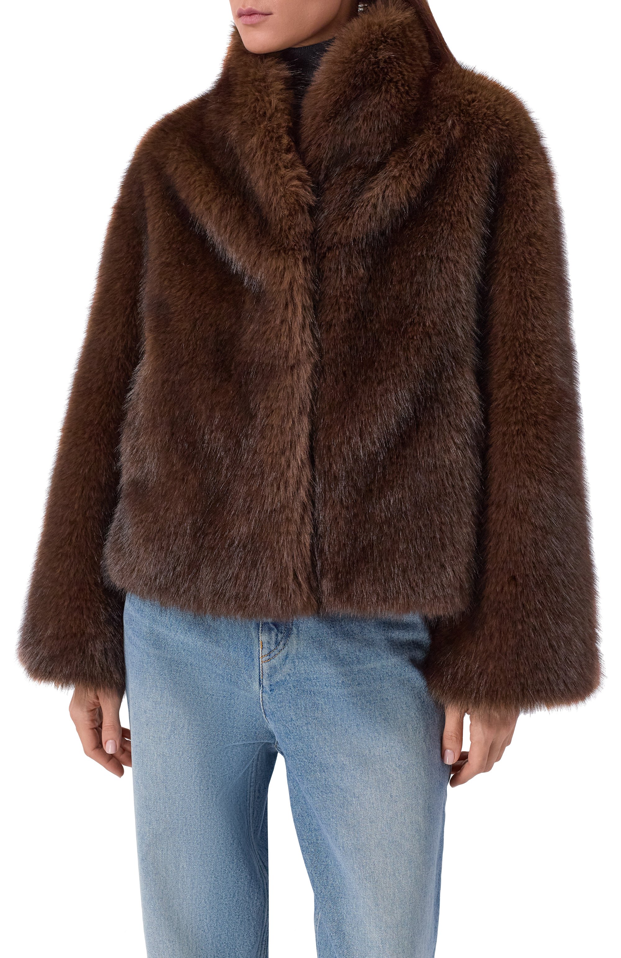 Шуба из экомеха FLASHIN, арт. FF26FCP, фото 3