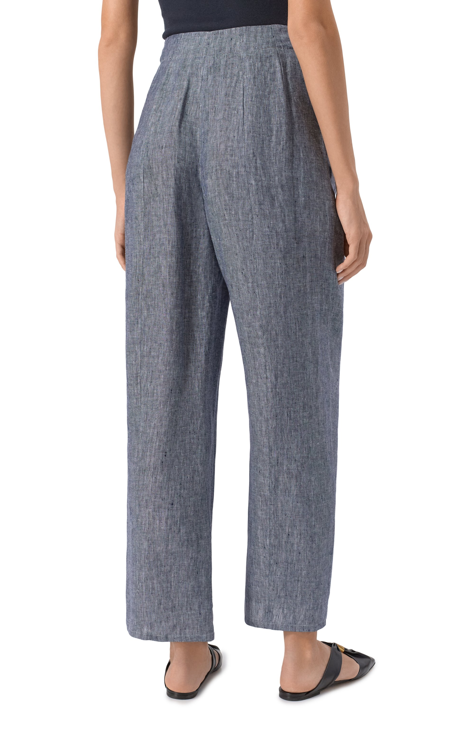 Льняные брюки EMPORIO ARMANI, арт. EW001572/TE10381, фото 4