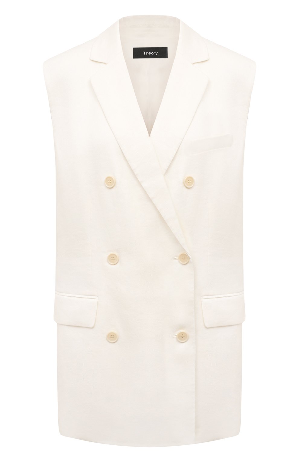 Жилет изо льна и вискозы THEORY, арт. 00403101, фото 1