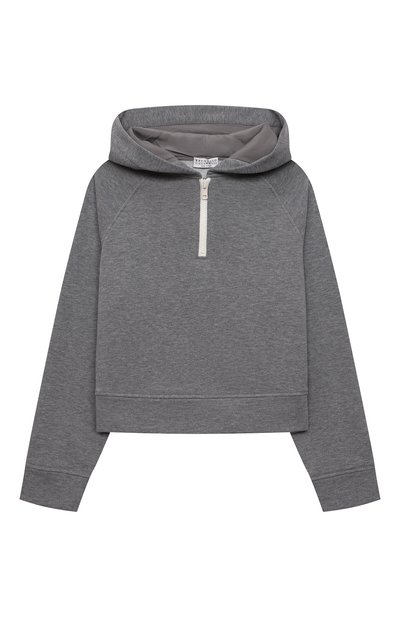 Хлопковое худи BRUNELLO CUCINELLI, арт. BM810E243A, фото 1