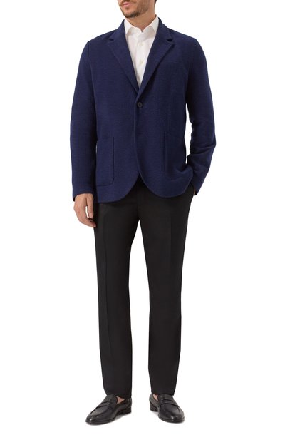 Пиджак из шерсти и хлопка HARRIS WHARF LONDON, арт. CL9535MRA, фото 3