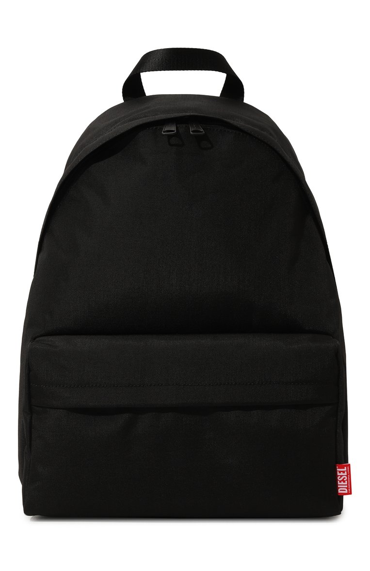 Мужской текстильный рюкзак d-bsc backpack x DIESEL черного цвета, арт. X09863/P6336 | Фото 1 (Материал сплава: Проставлено; Ремень/цепочка: На ремешке; Материал: Текстиль; Драгоценные камни: Проставлено; Стили: Кэжуэл; Размер: large)