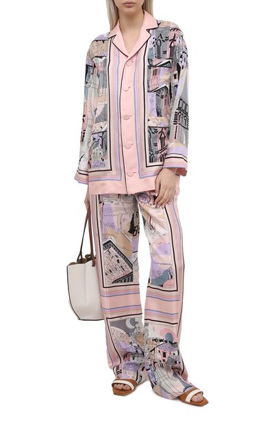 Шелковые брюки EMILIO PUCCI, арт. 1ERT40/1E721, фото 2