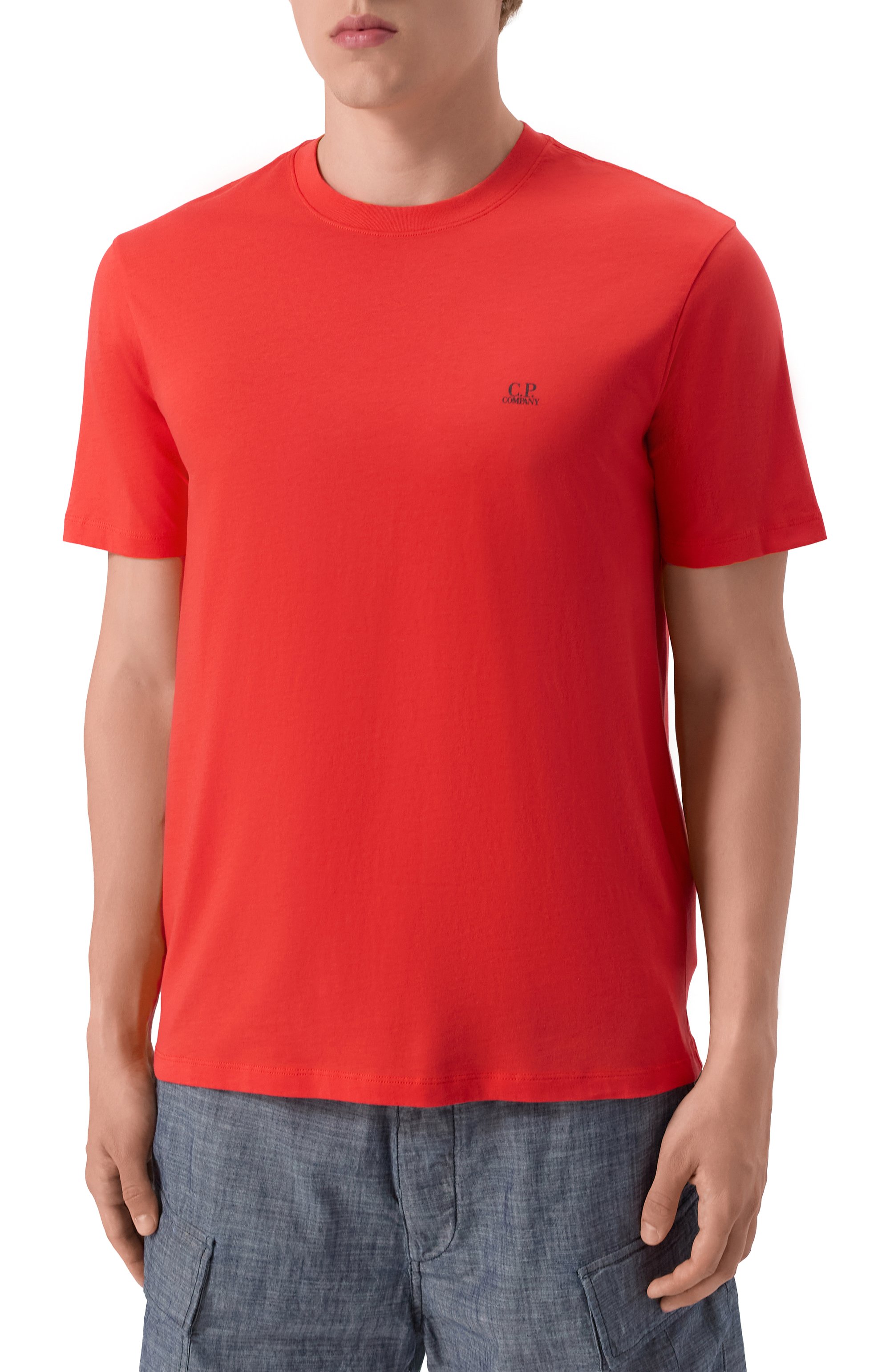 Хлопковая футболка C.P. COMPANY, арт. 18CMTS030A005100W, фото 3
