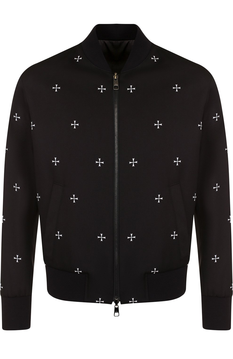 Бомбер на молнии с принтом NEIL BARRETT, арт. PBSP366R/H012C, фото 1