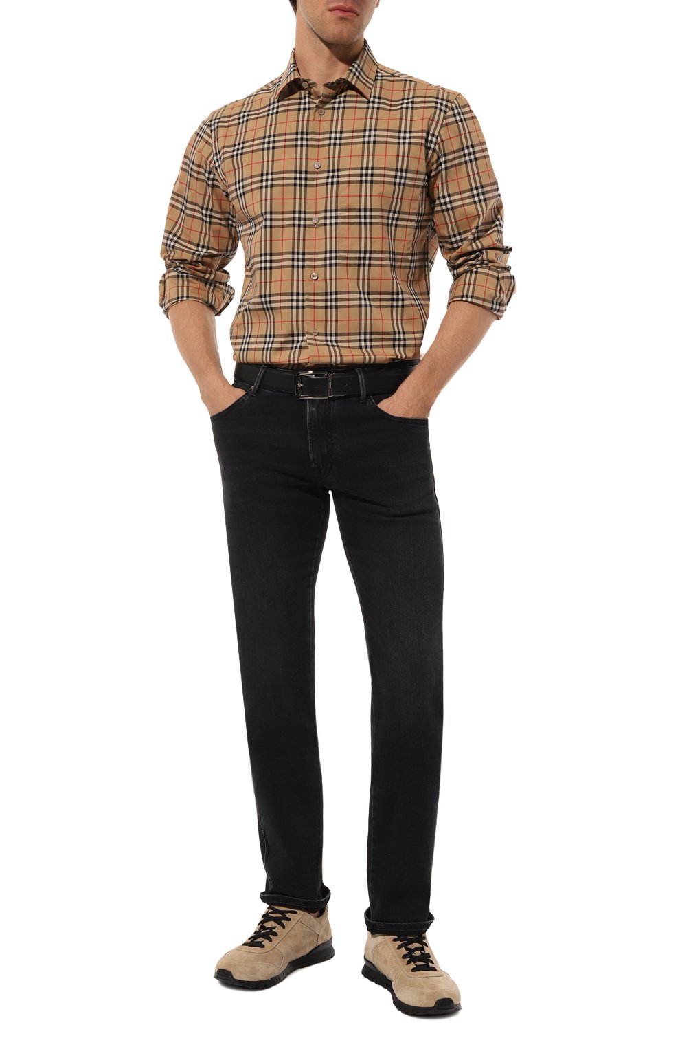 Замшевые кроссовки KITON, арт. USSA114N0097709, фото 2