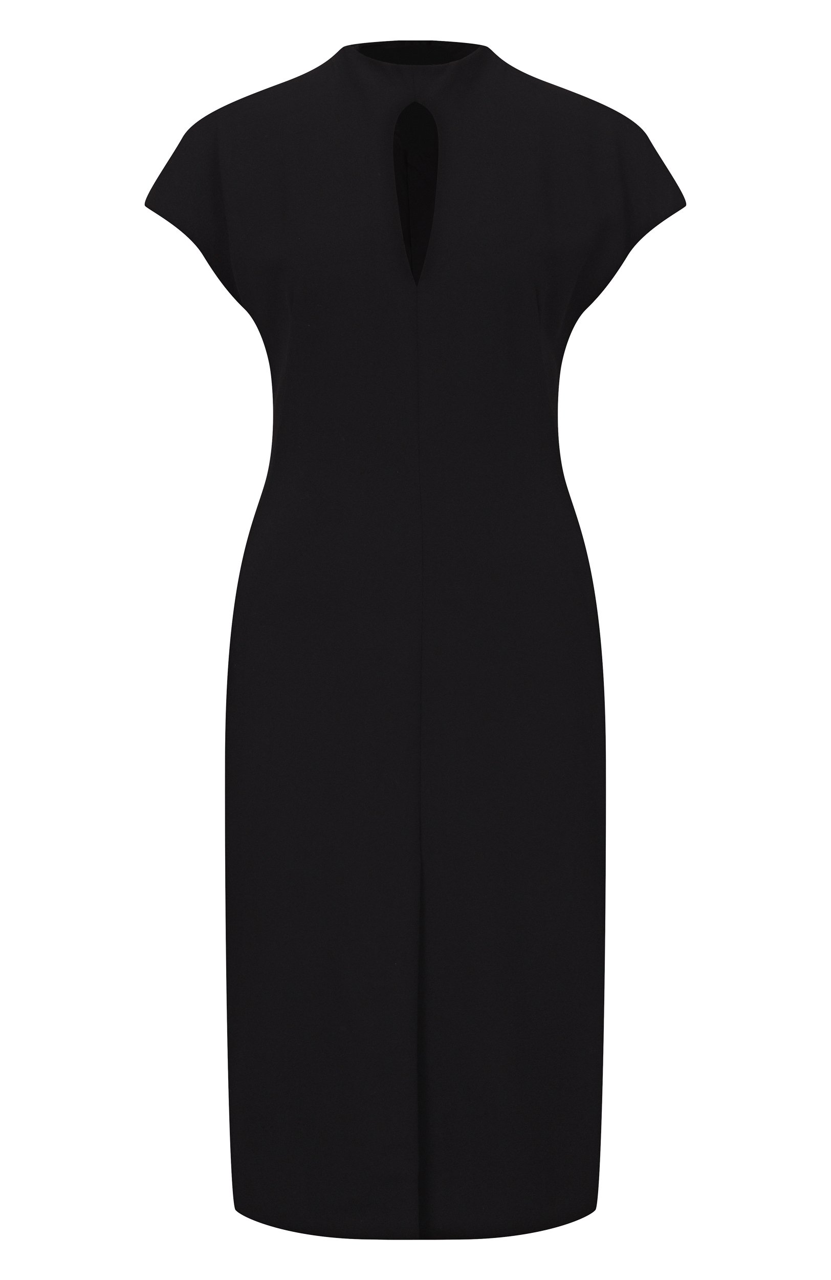 Шерстяное платье JIL SANDER черного цвета по цене 279000 руб., арт. J02CT0640/J40356, фото 1 Шерстяное платье JIL SANDER, арт. J02CT0640/J40356, фото 1