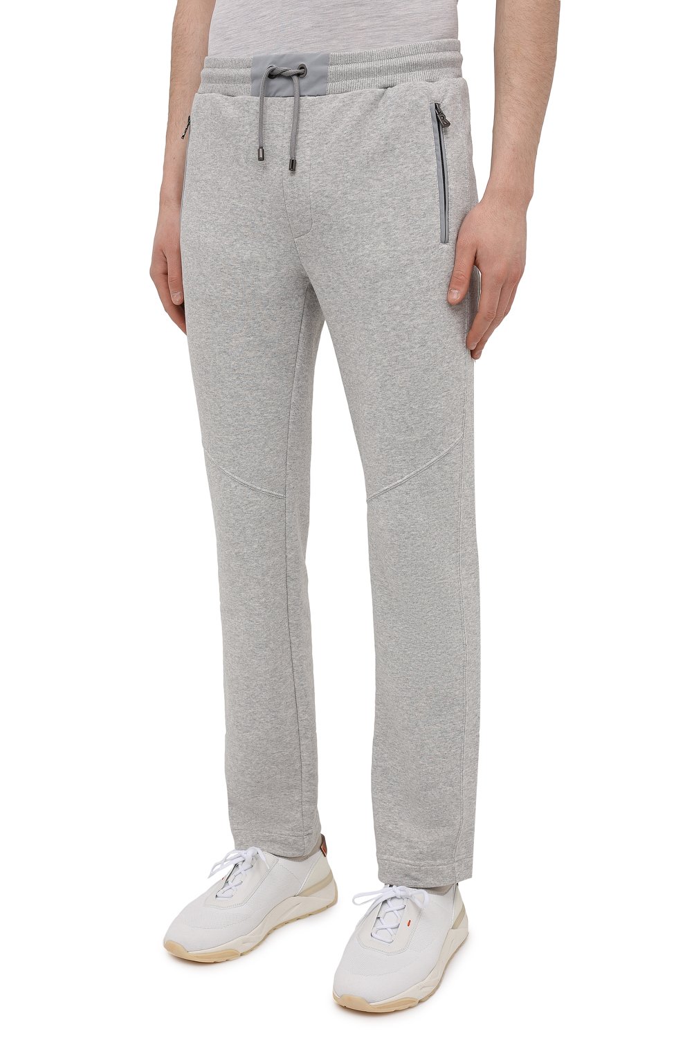 Хлопковые брюки BOGNER светло-серого цвета по цене 29750 руб., арт. 18736605, фото 3 Хлопковые брюки BOGNER, арт. 18736605, фото 3