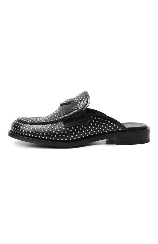 Кожаные сабо Prada 1D0310/ULS Чёрный  1D0310/ULS Фото 4